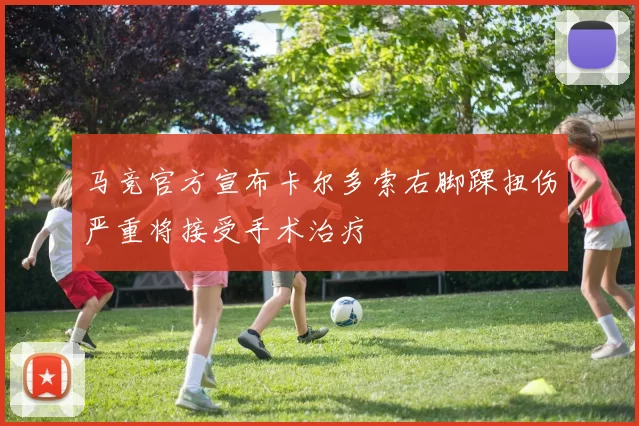马竞官方宣布卡尔多索右脚踝扭伤严重将接受手术治疗